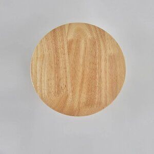 Modern Round LED Wooden Wall Sconce